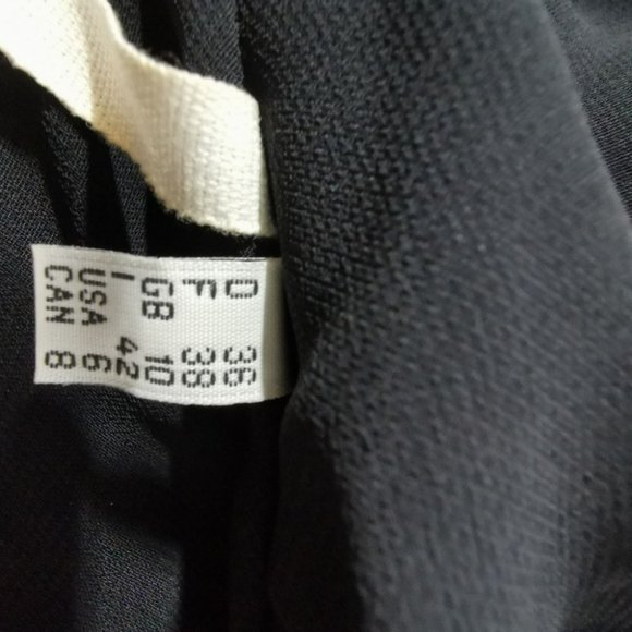 Sheer black evening dress size 6 - Picture 3 of 4